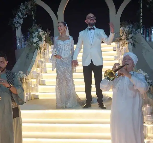 عمرو دياب وحماقي ومصطفى قمر يحييون حفل زفاف جميلة عوض بحضور نجوم الفن