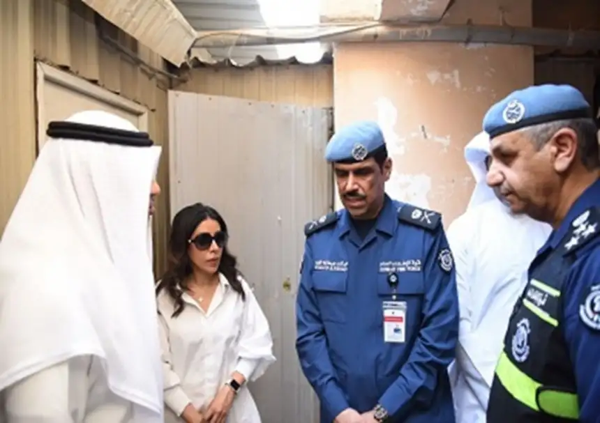 حريق المنقف.. وزير الداخلية الكويتي يشن حملات تفتيشية على العقارات المخالفة