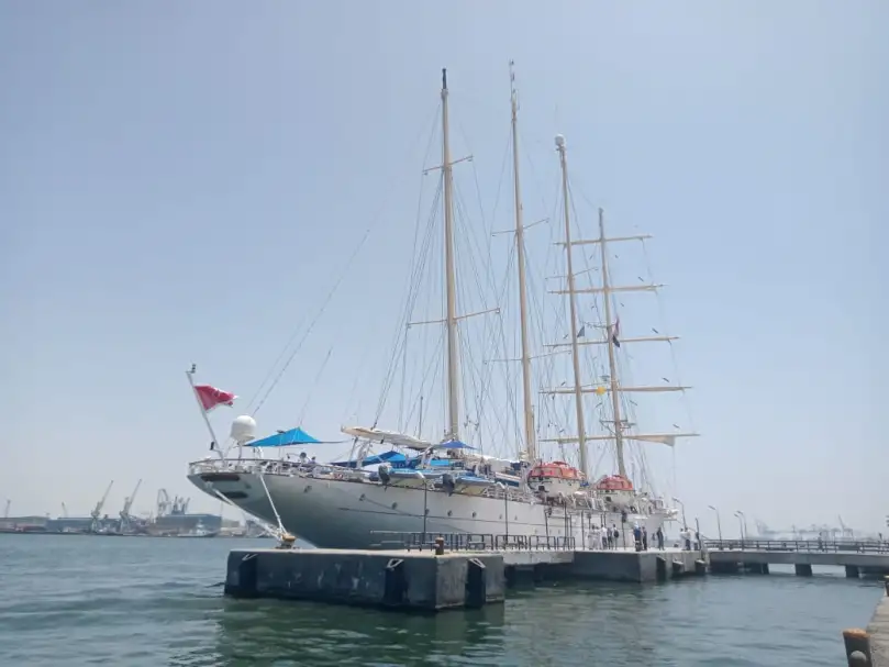 ميناء بورسعيد يستقبل 170 سائحا على متن السفينة STAR CLIPPER