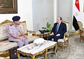 السيسي يستقبل الفريق أول محمد زكي