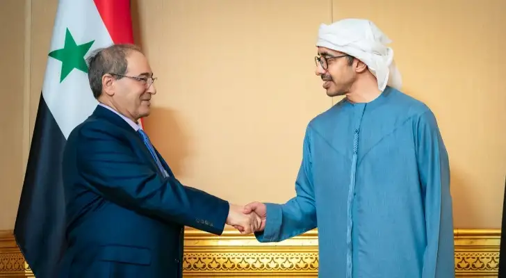 وزير خارجية الإمارات: نمتلك علاقات عميقة مع سوريا ونسعى لتعزيزها