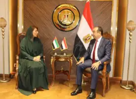 وزير قطاع الأعمال العام يستقبل سفيرة الإمارات بالقاهرة لبحث تعزيز التعاون