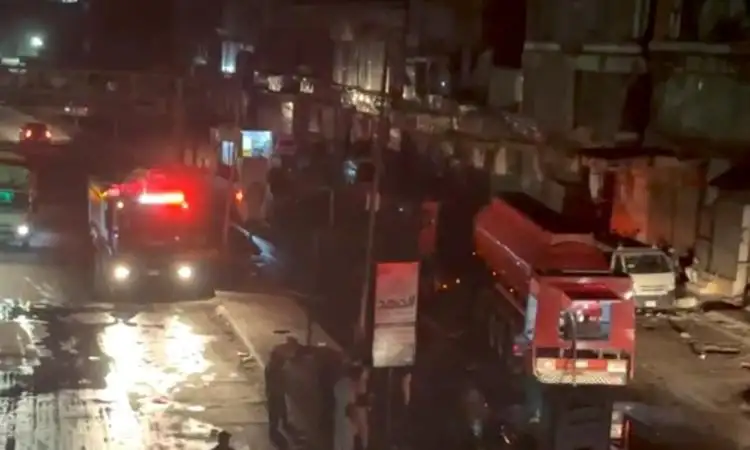 الحماية المدنية تسيطر على حريق هائل في حارة اليهود