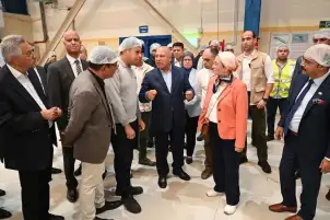 وزيرا الصناعة والنقل والبيئة يتفقدان 3 مصانع بالمنطقة الصناعية بالسادس من أكتوبر
