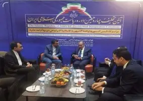 استقبال وزير الخارجية في طهران للمشاركة في مراسم تنصيب الرئيس الإيراني الجديد