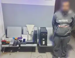 ضبط مالكي شبكات بث تلفزيونية يديران محطات بث بدون تصريح