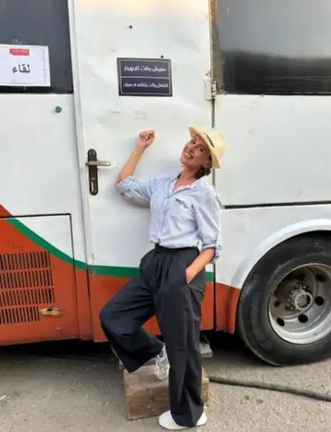 ياسمين رئيس تنشر صورا من كواليس مسلسل رقم سري