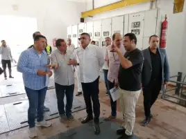 مسئولو " الإسكان " يتفقدون أعمال تنفيذ المرافق ومحطات الشرب والصرف الصحي بمدينة بنى سويف الجديدة