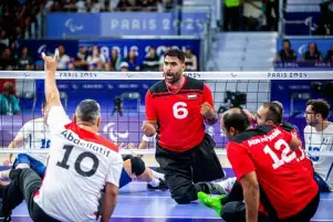 بارالمبياد باريس .. منتخب الكرة الطائرة جلوس يتعهد بالفوز بميدالية