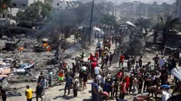 مجزرة مواصي خان يونس.. السعودية تطالب بالوقف الفوري لإطلاق النار في غزة