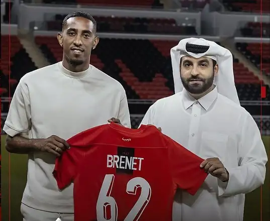 الهولندي برينت يزامل تريزيجيه في الريان القطري
