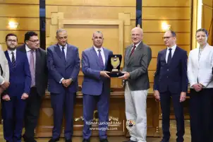 نقيب المحامين يستقبل وفدًا من غرفة التجارة بهامبورج ومؤسسة «LawCom» ومركز القاهرة الإقليمي للتحكيم التجاري الدولي
