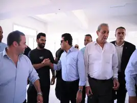 وزير الرياضة يتفقد تطورات الأعمال في مركز شباب صلاح بـ«نجريج»