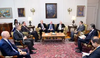 وزير الخارجية يستقبل وفد حركة فتح الفلسطينية