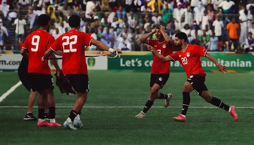 إبراهيم عادل يأهل الفراعنة إلى أمم أفريقيا بعد الفوز على موريتانيا بهدف دون رد