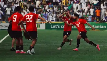 إبراهيم عادل يأهل الفراعنة إلى أمم أفريقيا بعد الفوز على موريتانيا بهدف دون رد