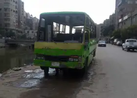 الداخلية: أتوبيس ترعة الشرقاوية بالقليوبية انزلق أثناء الصيانة وخال من الركاب
