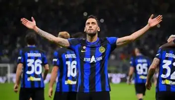 إنتر ميلان يعلن إصابة اللعب التركي هاكان أوجلو دون ومدة غيابه عن الملاعب