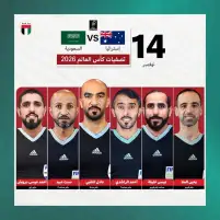 ‏طاقم دولي إماراتي يدير مباراة أستراليا والسعودية في تصفيات كأس العالم 2026 بقيادة عادل النقبي