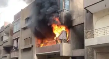 الحماية المدنية تسيطر على حريق داخل شقة سكنية في العمرانية