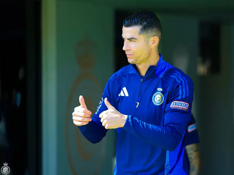 النصر يستعد لمواجهة القادسيه بعودة الثنائي اللي التمرين