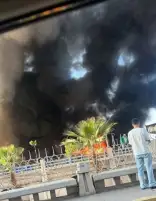 نشوب حريق داخل قاعة أفراح مستأجرة بنادي المعلمين في الإسكندرية