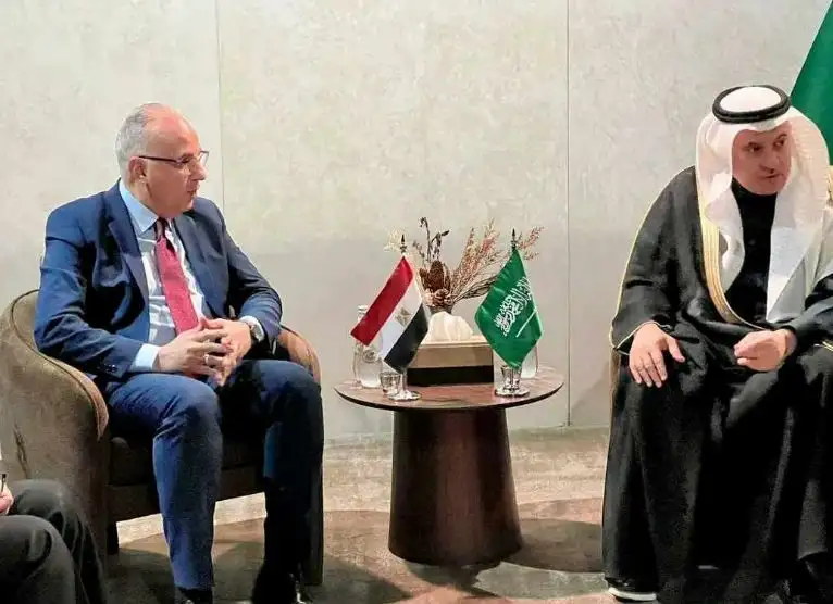 مؤتمر COP16 بالرياض.. وزبر الري يلتقى وزير البيئة والمياه والزراعة السعودي