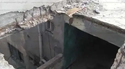 انهيار سقف عقار وإخلاء 6 شقق من السكان في المنصورة
