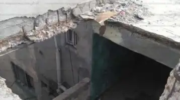 انهيار سقف عقار وإخلاء 6 شقق من السكان في المنصورة