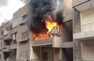 السيطرة على حريق شقة سكنية في الوراق