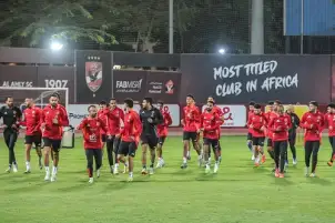 الأهلي يختتم استعداداته لمواجهة مودرن سبورت في الدوري