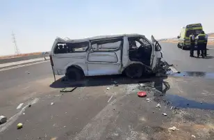 إصابة 7 أشخاص إثر حادث تصادم ملاكي في ميكروباص بالدقهلية
