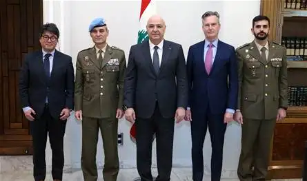 الرئيس جوزيف عون يؤكد للجنرال لازارو أن لبنان يرفض أي اعتداء على عناصر اليونيفيل