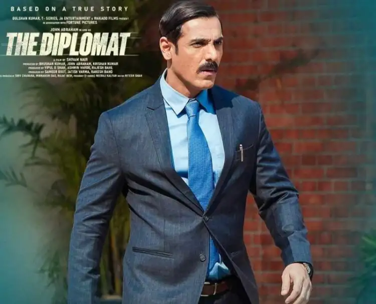جون أبراهام يعلن موعد طرح فيلمه الجديد The diplomat