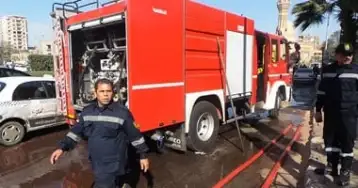 السيطرة على حريق شقة سكنية بالتجمع الأول