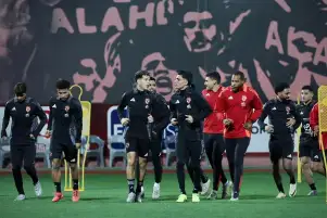 تفاصيل مران الأهلى الأخير قبل مواجهة طلائع الجيش فى كأس عاصمة مصر