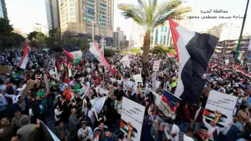 وقفات حاشدة بالملايين لتأييد الرئيس السيسى ورفض تهجير الفلسطينيين
