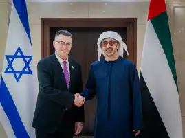 وزير الخارجية الإماراتي يستقبل نظيره الإسرائيلي ويبحثان الأزمة الإنسانية في غزة