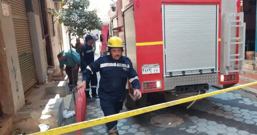 السيطرة على حريق محدود في كلية التربية النوعية بطنطا