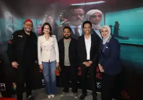 صناع فيلم استنساخ يحتفلون بالعرض الخاص في التجمع الخامس