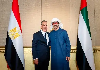 وزير الخارجية ونظيره الإماراتي يبحثان العلاقات الثنائية وتطورات الأوضاع في غزة