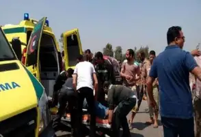 إصابة 6 أشخاص في حادث تصادم 3 سيارات بالفيوم