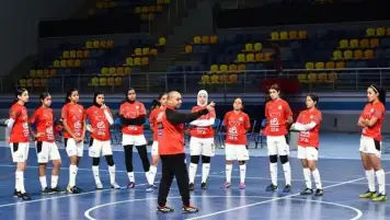 منتخب الصالات النسائية يواصل استعداداته لمواجهة أنجولا في كأس الأمم الأفريقية