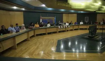 بدء المؤتمر الصحفي لـ خالد البلشي لعرض برنامجه الانتخابي بنقابة الصحفيين