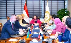 وزيرة البيئة تبحث مع وفد الاتحاد الأوروبي فرص التحول الأخضر والتعاون في الاقتصاد الأزرق والتكيف