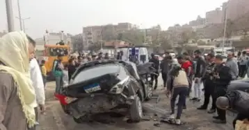 مصرع شخصين وإصابة 4 آخرين إثر تصادم سيارتين في الشرقية