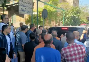 تشييع جثمان الفنان نعيم عيسى لمقابر المنارة في الإسكندرية