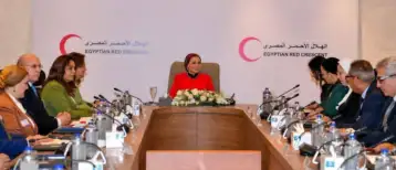 انتصار السيسي: فخورة برئاستي الشرفية للهلال الأحمر ونسعى لخدمة أكبر عدد من المستفيدين