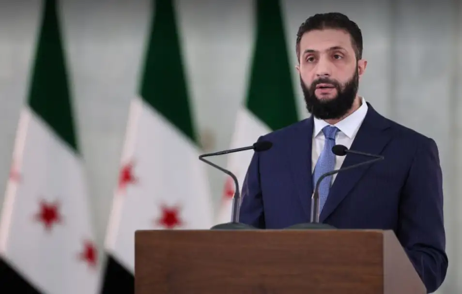 أحمد الشرع: رأيت حرص الرئيس السيسي على نهضة سوريا وإعمارها