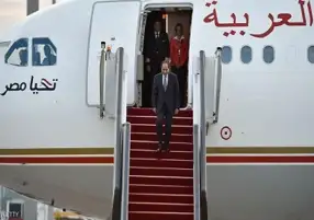 الرئيس السيسي يصل إلى بغداد للمشاركة في القمة العربية الرابعة والثلاثين